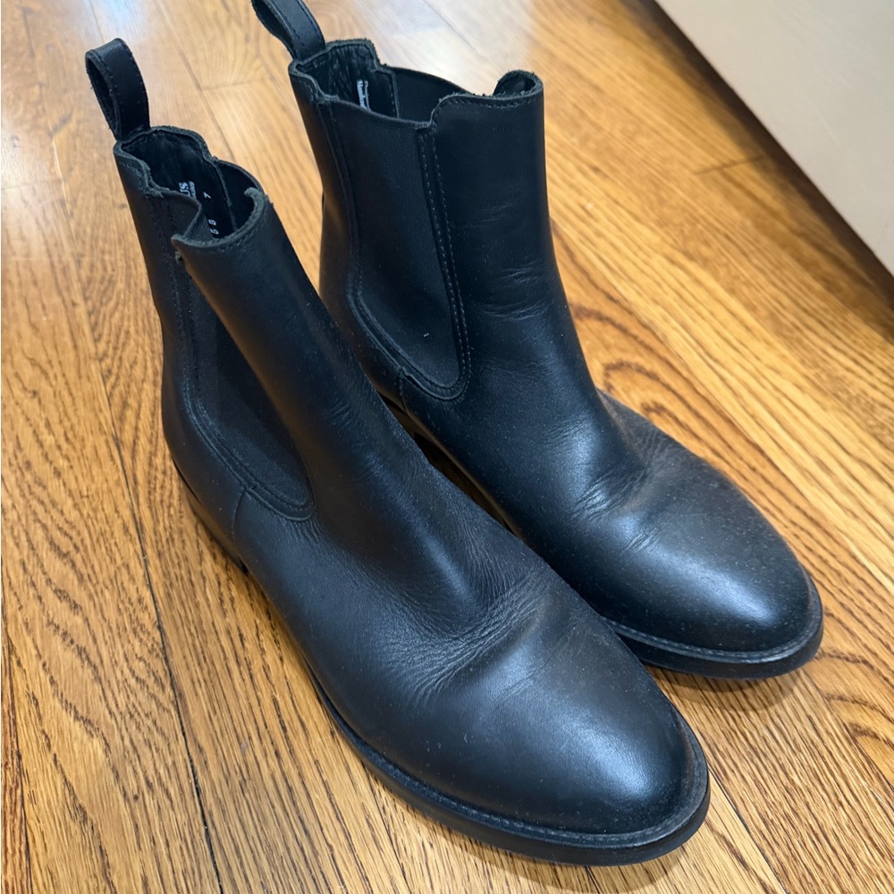 Thursday Boot Company Black Leather Duchess Boots NWOT - Picture 5 of 8